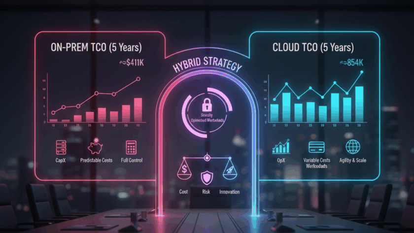 on prem vs cloud tco