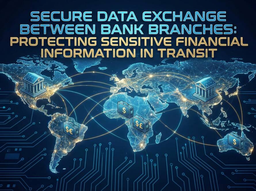 Secure Data Exchange for Bank Branches