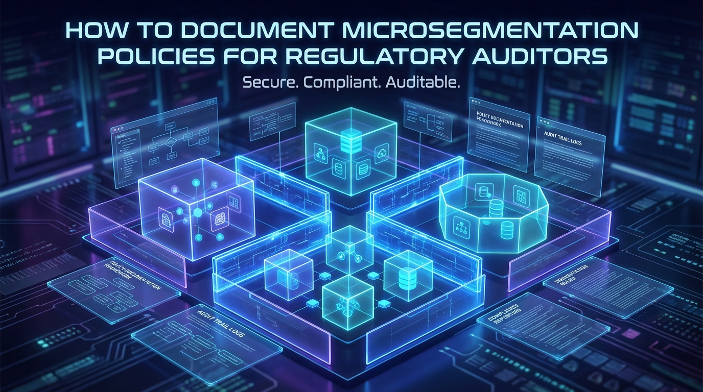 How to Document Microsegmentation Policies for Regulatory Auditors