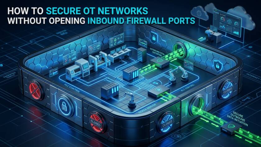 How to Secure OT Networks Without Opening Inbound Firewall Ports