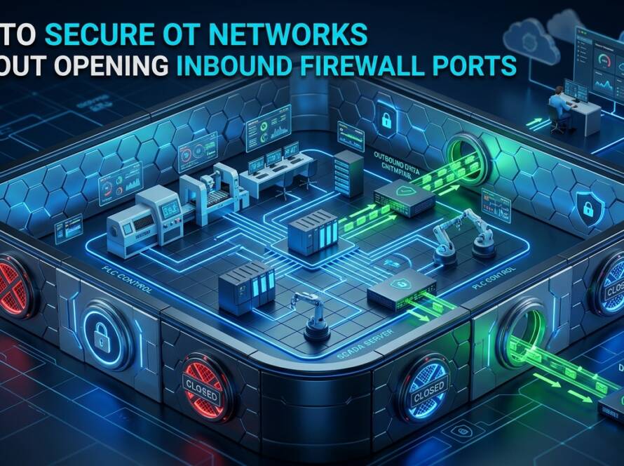 How to Secure OT Networks Without Opening Inbound Firewall Ports