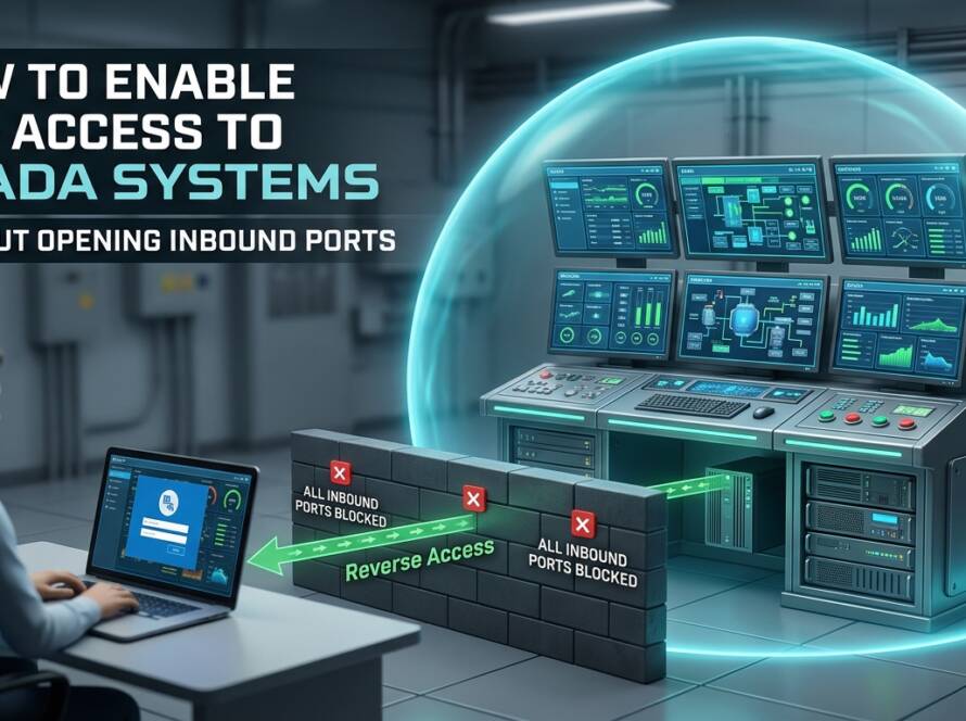 How to Enable RDP Access to SCADA Systems Without Opening Inbound Ports