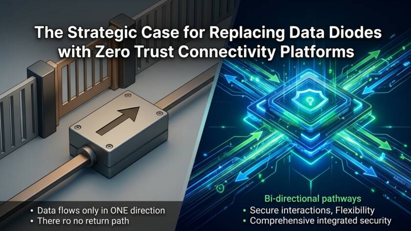 The Strategic Case for Replacing Data Diodes with Zero Trust Connectivity Platforms