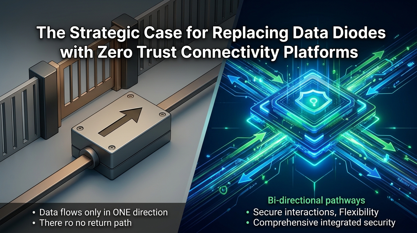 The Strategic Case for Replacing Data Diodes with Zero Trust Connectivity Platforms