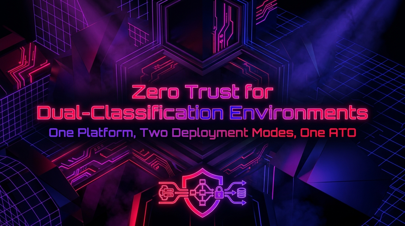 Zero Trust for Dual-Classification Environments: One Platform, Two Deployment Modes, One ATO
