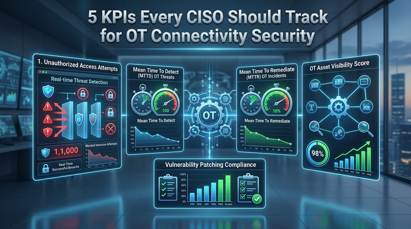 5 KPIs Every CISO Should Track for OT Connectivity Security