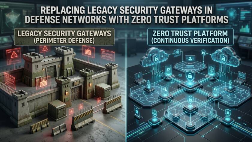 Replacing Legacy Security Gateways in Defense Networks with Zero Trust Platforms