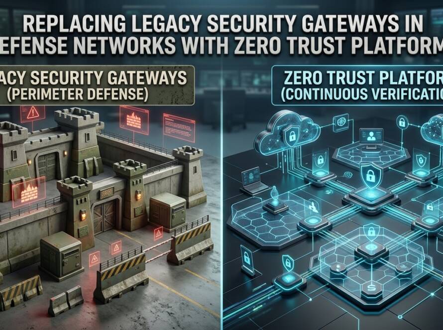 Replacing Legacy Security Gateways in Defense Networks with Zero Trust Platforms