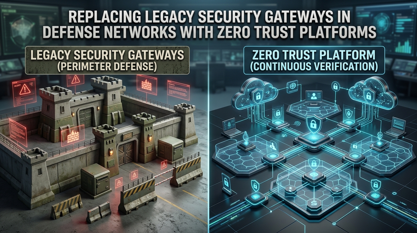 Replacing Legacy Security Gateways in Defense Networks with Zero Trust Platforms