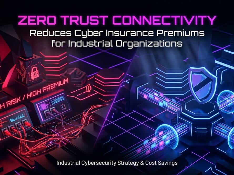 How Zero Trust Connectivity Reduces Cyber Insurance Premiums for Industrial Organizations
