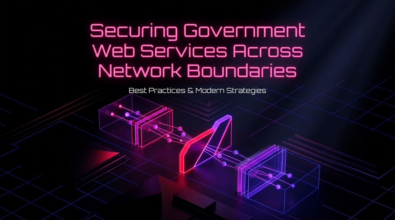 Securing Government Web Services Across Network Boundaries: A Practical Guide for Government CISOs